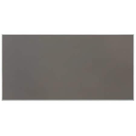 United Visual Products Corkboard, Fabric, Blk/Prl, 2 Door, 60x36" UV304-BLACK-PEARL